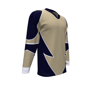 Maillot de hockey sur glace USA blanc, vert, jaune, col en V, manches longues, respirant, en polyester, vêtement d'équipe unisexe pour adulte, coupe classique - Product Image 6