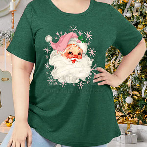 Artistic <b>Christmas</b> Print Design With Comfortable Cotton Feel And Bright Holiday Character <b>Women</b> <b>Christmas</b> <b>T</b>-<b>Shirt</b> - Product Image 2