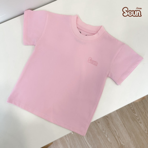 T-shirt à manches courtes pour garçons et filles, vêtements décontractés pour enfants, tissu extensible 4 directions en coton doux, t-shirt de haute qualité, prix d'usine du Vietnam - Product Image 2
