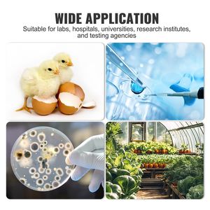 Incubatore da Laboratorio con Controllo della Temperatura PID 6L, Incubatore Digitale Scientifico a Temperatura Costante RT+5 65C per Laboratorio Microbiologico - Product Image 6