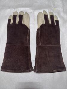 Gants de soudage TIG MIG en cuir renforcé de haute qualité, résistants, avec protection contre les éclaboussures de métal fondu, légers - Product Image 4