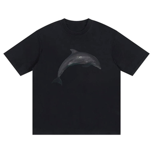 เสื้อยืดโอเวอร์ไซส์สตรีทแวร์ผู้ชาย พิมพ์ลายรูปแร็ปเปอร์ ผ้าเจอร์ซีย์คอตตอน 100% พิมพ์ลายแบบซับลิเมชั่น แขนสั้น - Product Image 1