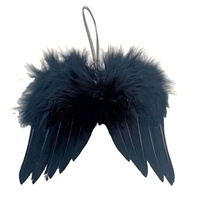 Mini ailes en plumes d'ange pour bébé, bricolage, décoration, cadeau de fête, vente en gros, blanc ou rose,