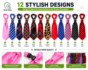 Cat & <b>Dog</b> Pet Tie OEM ODM Custom Logo Adjustable Pet Necktie for Cats & <b>Dogs</b> Direct Manufacturer - Product Image 3