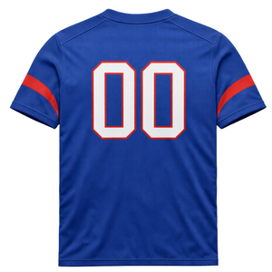 เสื้อเจอร์ซีย์ฟุตบอลแบบซับลิเมชั่นคอวีสำหรับตำแหน่งคอร์เนอร์แบ็ค ผลิตตามสั่ง 100% โพลีเอสเตอร์ ระบายเหงื่อได้ดี ชุดทีมแบบขายส่ง OEM - Product Image 3