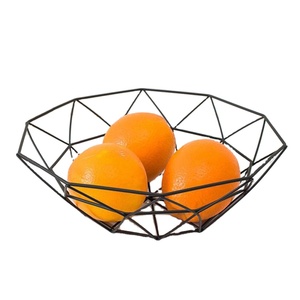 High Quality Material Simple Fruits Basket Metal Wire Fruits Storage Tabletop Basket - Product Image 1