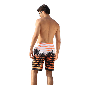 Shorts tricotés décontractés pour hommes, taille mi-haute avec cordon de serrage, patchwork uni effet usé, légers, respirants et séchage rapide, pour l'été - Product Image 5