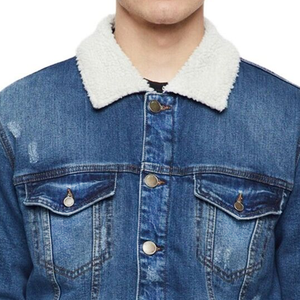 Custom Style <b>Men</b> <b>Denim</b> <b>Jackets</b> High quality <b>Men</b> <b>Denim</b> <b>Jackets</b> new arrival <b>Men</b> <b>Denim</b> <b>Jackets</b> - Product Image 3
