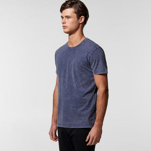 T-shirt Homme Col Rond 100% Coton Délavé à l'Acide Uni Coupe Oversize Manches Courtes Longueur Standard Respirant Écologique – Tendance Actuelle - Product Image 6