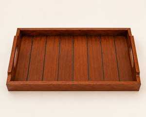 Bandeja de Servir de Madera de Sheesham con Asas |   Bandeja Rústica para Desayuno en la Cama, Bandeja para Té y Café - Product Image 2