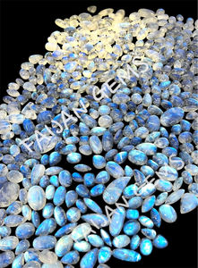 พลอยมูนสโตนธรรมชาติขัดเงาทุกขนาดรูปทรงผสมกันได้รับการรับรองโดยไม่ต้องทำการบำบัด - Product Image 5