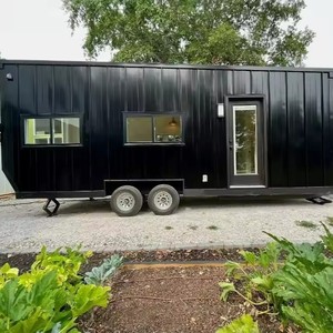 Casa Contenedor Modular de Acero, Casa Móvil Prefabricada, Cabaña Portátil, Unidad de Vivienda con Cocina - Product Image 2