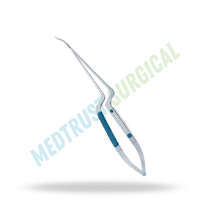 Manual Micro <b>Ear</b> Scissors 45 Degree Angled 1 1 Probe Pointed Blade Stainless Steel ENT Microsurgery Instrument Ergonomic Gold - Product Image 4