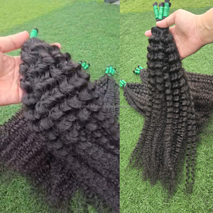 Extensiones de Cabello Remy Europeo 100% Humano, Rizado Afro, Suave y Brillante, en Paquetes, Cutícula Alineada, Estilo Afro, Sin Químicos - Product Image 6