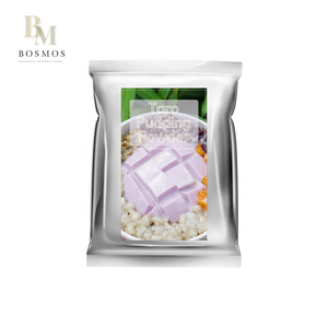 Polvo de pudín Bosmos Taro, bolsa de 1kg, ingrediente de té de burbujas certificado HALAL/HACCP de Taiwán - Product Image 1