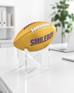 Acrylic Rugby Display Rack Made From A-Grade Material Visually Appealing Solution for Showcasing - Product Image 1