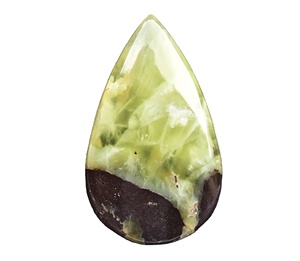 Yellow Prehnite Cabochon Unique <b>Pattern</b> Bio Color Prehnite Gemstone For Jewelry Custom Shape and Size Wholesale Yellow Prehnite - Product Image 1