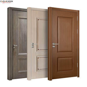 Puertas de Entrada Contemporáneas Minimalistas de MDF y Polímero, Diseño Liso y Estable, Personalizadas ODM, Tipo Push-Pull, para Hogar y Hotel - Product Image 1