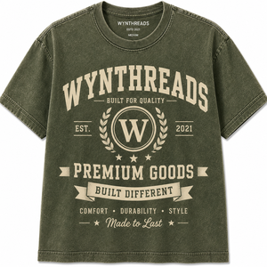 T-shirt tricoté pour homme, délavé à l'acide, 100% coton, col rond côtelé, coupe classique, manches courtes, haute qualité, logo personnalisé, vente en gros - Product Image 2