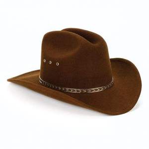 Sombrero Vaquero de Cuero Genuino, Hecho a Mano, Estilo Occidental Vintage, para Actividades al Aire Libre y Uso Casual - Product Image 5