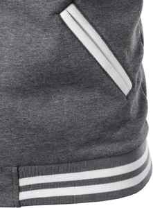 Chaqueta Bomber Varsity de Algodón/Lana con Logotipo Letterman Estampado Sencillo, Transpirable, de Secado Rápido, Estilo Urbano, para Hombre, Precio Razonable - Product Image 4