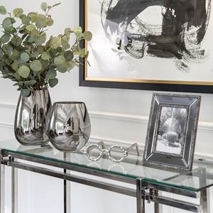 2025 nueva llegada escultura abstracta moderna fundición en arena gafas de sol de aluminio escultura para mesa de oficina decorativa - Product Image 6