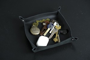 Plateau promotionnel en cuir véritable, faible MOQ, vente en gros, cadeau d'image de marque, prix d'usine, plateau en cuir véritable GLTY-0087 - Product Image 6