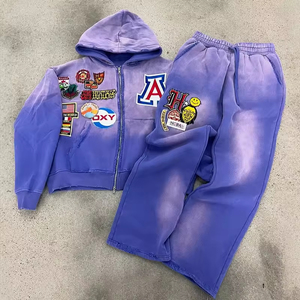 Conjunto Deportivo de Dos Piezas para Hombre, Ropa Deportiva de Primera Calidad, Felpa Técnica, para Gimnasio, Fitness, Entrenamiento, Chándal para Correr - Product Image 4