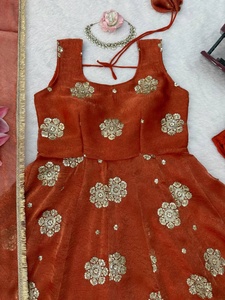 Exclusive Traditional Ladies <b>Fancy</b> Indian and Pakistani Anarkali Salwar <b>Suit</b> Available at Best Price From Indian Exporter - Product Image 6