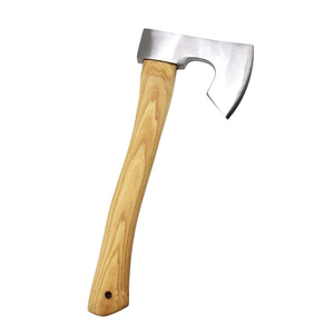 Small Outdoor Axe With Strong Steel Head And Smooth Wooden Handle For Wood Chopping Kindling And Survival Tasks - Product Image 4