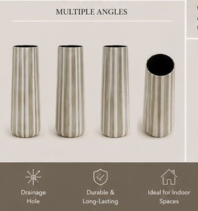 Premium Quality Modern Metal Flower <b>Vase</b> Set 2 <b>Unique</b> Enamel Finished Tabletop <b>Vases</b> Home Decoration Handmade Customize - Product Image 4