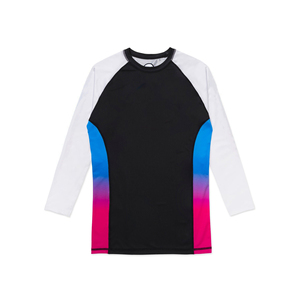 Camiseta de Lucha Libre de Manga Larga con Estampado de Sublimación Personalizado para Hombre en Varios Colores, Ropa de Gimnasio MMA de Alta Calidad y Rashguards de Bjj - Product Image 3