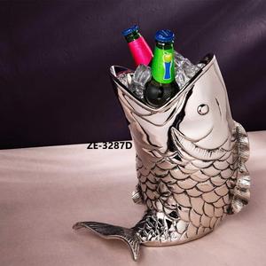 Seau à glace et refroidisseur en métal de luxe fait main avec bouchon de vidange, motif floral, capacité 5L, fabriqué par Zahid Exports - Product Image 5