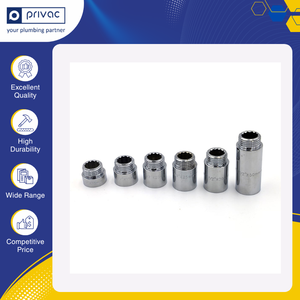 Extensión de grifo de latón cromado de 1/2" BSP, rosca hembra a macho, accesorio de tubería de latón niquelado - Product Image 2