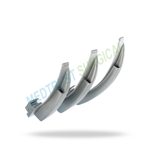 Juego de hojas de laringoscopio Macintosh de acero inoxidable, instrumento quirúrgico manual para intubación anestésica y gestión de las vías respiratorias - Product Image 3