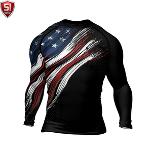 Unisex <b>Long</b> <b>Sleeve</b> <b>Compression</b> <b>Shirt</b> Crew Neck Sublimation Printed Quick Dry Breathable Full <b>Sleeve</b> Sports Body - Product Image 1