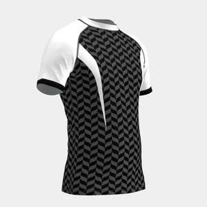 เสื้อแรชการ์ดแขนสั้นสีขาวเทาดำระดับพรีเมียม – เสื้อรัดรูปดูดซับความชื้นสำหรับฟิตเนสและการฝึกซ้อม - Product Image 4