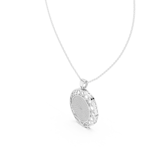 ETHEREAL RADIANCE LAB GROWN DIAMOND <b>PENDANT</b> SET IN 18KT <b>SOLID</b> YELLOW <b>GOLD</b> FOR ENGAGEMENT WEDDING PARTY VALENTINE GIFT DAILY WEAR - Product Image 6