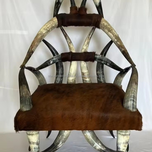 Horn Chair Unique Furniture Design Statement Contemporary Decor Artistic Seating Luxurious Chair Sculptural Furniture Interior - Product Image 1