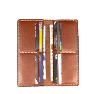 Tan Genuine <b>Leather</b> Long <b>Wallet</b> <b>Men</b> Luxury Slim Travel <b>Bifold</b> Clutch Card Holder Cash Pocket Minimalist <b>Wallet</b> Vintage Matte - Product Image 6