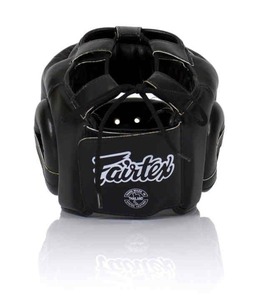 ขายส่งอุปกรณ์ป้องกันศีรษะ Fairtex ผลิตตามสั่ง หนังแท้ 100% ป้ายโลโก้สั่งทำได้ อุปกรณ์ป้องกันสำหรับผู้ใหญ่ น้ำหนักเบา เป็นมิตรกับสิ่งแวดล้อม - Product Image 5