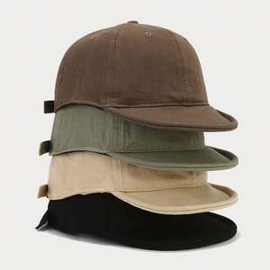 Casquette de baseball vintage sportive style urbain pour femme, personnalisée, à visière courte, avec logo, tendance, délavée, pour couple, style utilitaire - Product Image 3