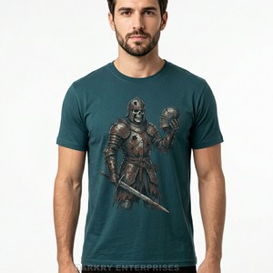 T-shirt personnalisé pour homme, motif Docteur de la Peste, imprimé Dark Soul Reaper, streetwear, esthétique sombre, en coton, vente en gros - Product Image 2