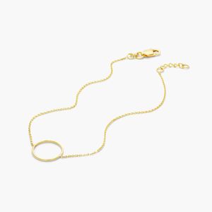 กำไลข้อมือวงกลมเปิดสีทองคำขาว - Product Image 6