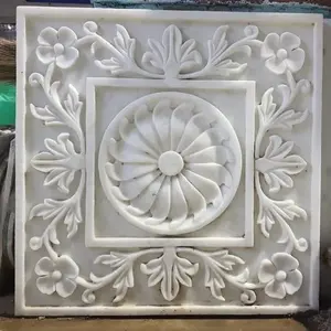 Paneles Decorativos de Pared de Mármol - Modernos, Altamente Pulidos, Antideslizantes, Impermeables, Resistentes al Fuego, para Exteriores de Villas, Personalizados, Fáciles de Instalar - Product Image 3