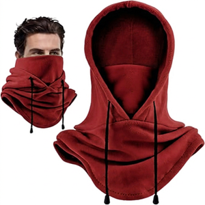 Cagoule verte unisexe réglable pour l'extérieur, cache-cou 100 % polyester pour adulte - Product Image 3