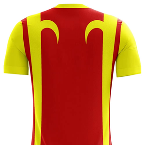 Nueva Llegada, Uniforme de Fútbol Más Vendido, 100% Poliéster, Uniforme de Fútbol Personalizado para Equipos, Camisetas Rojas y Pantalones Cortos con Impresión de Logotipo - Product Image 6