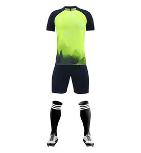 Custom Solid Short <b>Football</b> Jersey for Fans Players New Season Red <b>White</b> Club Soccer Set 100% Breathable Polyester Team Uniform - Product Image 5
