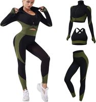 Nueva Llegada, Pantalones Cortos de Yoga para Hombre, Conjunto de Dos Piezas, Logotipo Frontal, Ropa Deportiva para Gimnasio, Cintura Alta, Trajes Deportivos