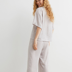 Ensemble de pyjama et nuisette en satin et dentelle pour femme, collection printemps - Product Image 5
